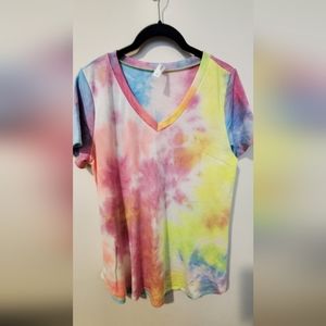 Honeyme M Tie Die Blouse
